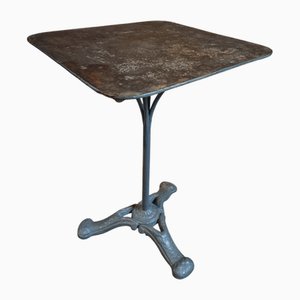 Mesa de bistró francesa de jardín, años 20
