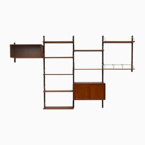 Danish Modular Royal Teak Wall Unit by Poul Cadovius for Cado, 1960s