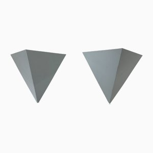 Niederländische Wandlampen aus Metall von JJM Hoogervorst für Anvia Almelo, 1960er, 2er Set