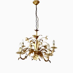 Candelabro florentino de latón, años 60