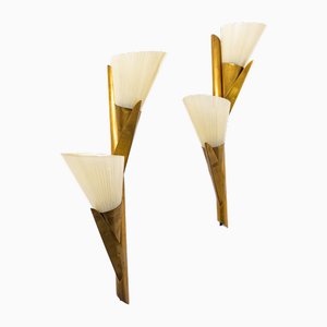 Wall Sconces Sälgkvisten by Ivar Ålenius Björk for Ystad-Metall, Set of 2