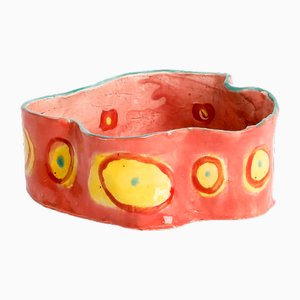 Abstract Bowl #2 with Rings by Alfonso Reyes
