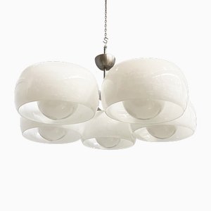 Lustre Pentaclinio Mid-Century Moderne, Italie attribué à Magistretti Artemide, 1970s