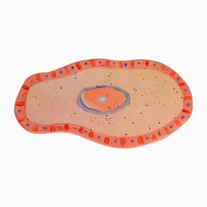 Abstract Platter #1 Curvy Eye by Alfonso Reyes