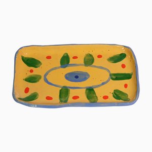 Abstract Platter #1 Eye by Alfonso Reyes