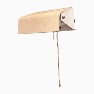 Aplique de pared en crema de Louis Kalff para Philips, años 50