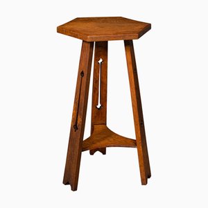 English Victorian Arts and Crafts Display Table, 1900s