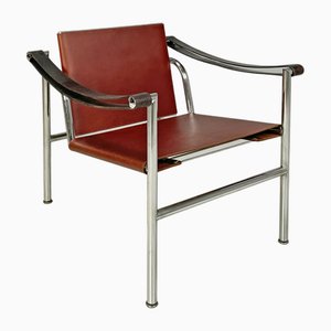 Italian Modern LC1 Armchair by Le Corbusier, Jeanneret and Perriand for Cassina, 1970s