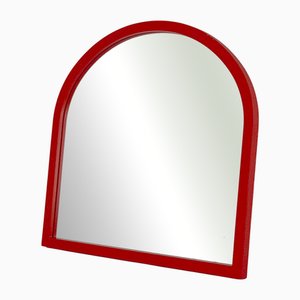Red Frame Mirror by Anna Castelli Ferrieri for Kartell, 1980s