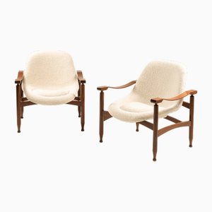Fauteuils Tiki de Edition Busnelli, Italie années 60