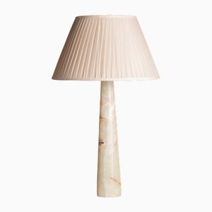 Lampe de Bureau Conique en Onyx par Marmo Lusso