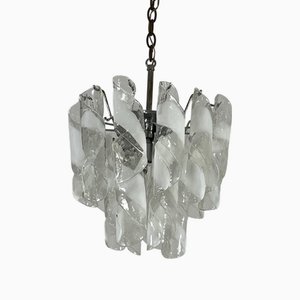 Mid-Century Murano Glass 4-Light Chandelier, 1960s