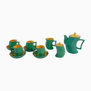 Ceramic Tea Set Service by Massimo Iosa Ghini for Naj Oleari, 1980s, Set of 11