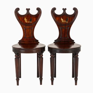 Fauteuils Regency en Acajou, Angleterre, Set de 2