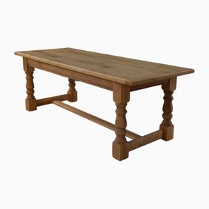 Tavolo da fattoria in quercia, anni '50