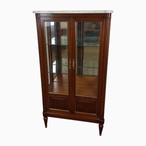 Louis XVI Mahogany Showcase, 1950s