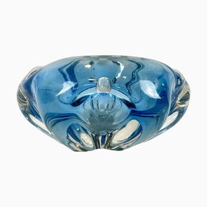 Art Glass Bowl by Josef Hospodka for Chribska Sklarna, 1960s