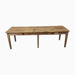 Large Rustic Farm Table, 1890s