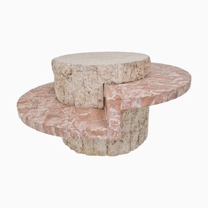 Fossiler Couchtisch aus Stein von Magnussen Ponte, 1980er