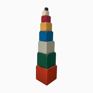 Cubos apilables Ado de Ko Verzuu, años 50. Juego de 8