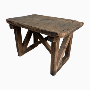 Tabouret Mingei Minimaliste en Bois, Japon, 1920s