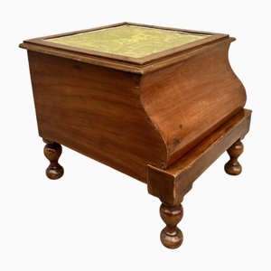 Shoe Rest with Storage Drawer, 1890s