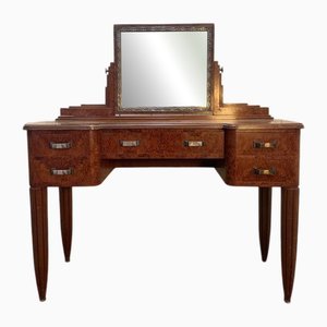 Art Deco Dressing Table in Thuya Burl Veneer