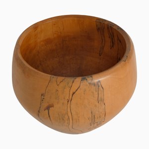Mid-Century Moderne handgeschnitzte Holzschale von James Eriksson, 1970er