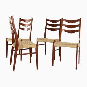 Stühle von Arne Wahl Iversen für Glygnore, 1960er, 4er Set