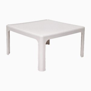 Horn Collection White Acrylic Coffee Table, 1973