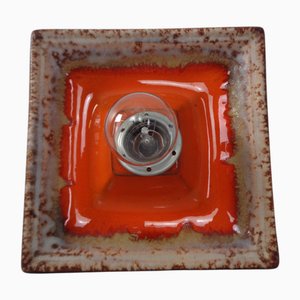 Pop Art Ceramic Wall Lamp, Germany, 1970s
