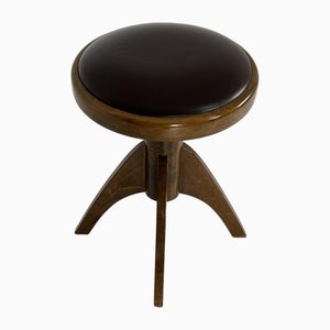 Italian Swivel Piano Stool, 1980s