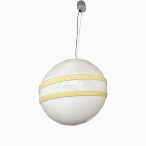 Italienische Saturn Kugel Hängelampe aus Muranoglas von Murano Due, Italien, 1990er