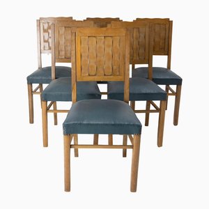 Vintage Esszimmerstühle aus Eiche, 1950, 6 . Set