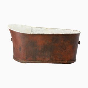 Baignoire Antique en Cuivre, France, 1890