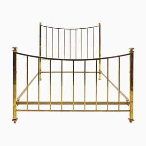 Frenhc Art Deco Brass Bed, 1930