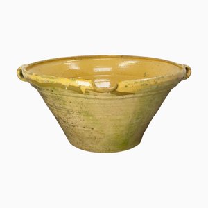 Antique French Terracotta Confit Bowl, 1890s