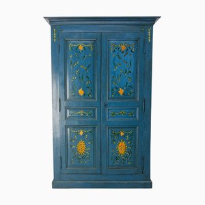 Blauer französischer Kleiderschrank, 1900