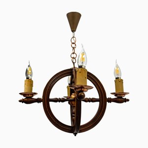 French Beech and Cooper Pendant, 1940