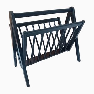 Vintage Magazine Rack in Wood
