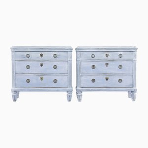 19th Century Swedish Chest of Drawers, 1870s, Set of 2