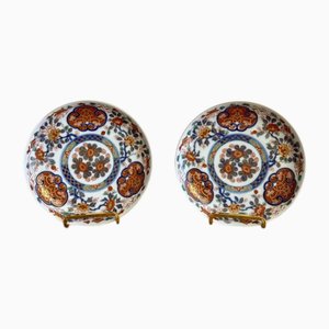 Japanese Imari Plates, 1900s, Set of 2