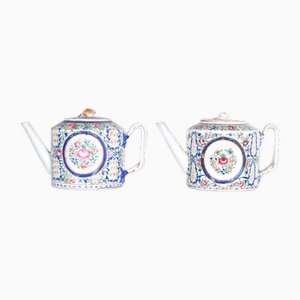 Teapots with Lids in Chinese Porcelain, 1780s