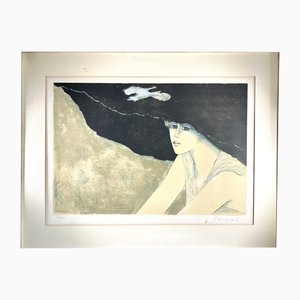 Jean-Pierre Cassigneul, La Grande Capeline, 1976, Litografia