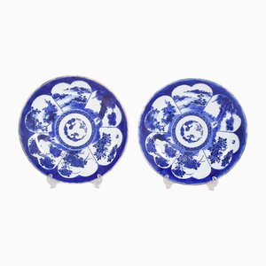 Chinese Porcelain Saucers, 1850s, Set of 2