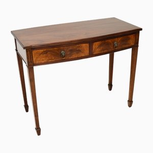 Georgian Bow Front Console Table, 1900s