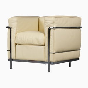 LC2 Armchair by Le Corbusier, Pierre Jeanneret, Charlotte Perriand for Cassina