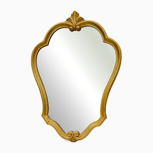 Baroque Wood & Gilded Plaster Mirror