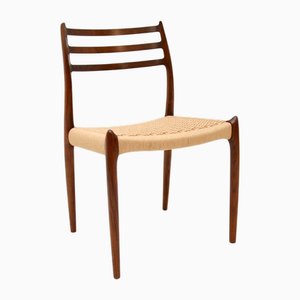 Vintage Danish Model 78 Dining Desk Chair by Niels Moller, 1960s