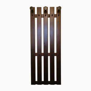 Mid-Century Wandmontierte Garderobe und Hutablage, 1960er